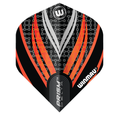 Winmau Prism Delta White & Orange Standard Flight 6915-288